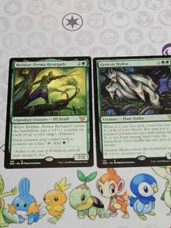 C2590 MAGIC MTG COMMANDER KAMIGAWA NEON DYNASTY NM RISHTAR PEEMA GENESIS HYDRA - Image 1