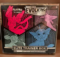 Pokemon TCG Evolving Skies Elite Trainer Box ETB English 2021 65 Cards - Image 1