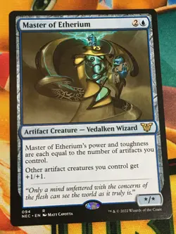 C5306 MAGIC MTG KAMIGAWA NEON DYNASTY COMMANDER MASTER OF ETHERIUM #094 NM - Image 1
