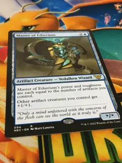 C5306 MAGIC MTG KAMIGAWA NEON DYNASTY COMMANDER MASTER OF ETHERIUM #094 NM - Image 2