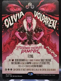 Olivia Voldaren #490 Innistrad Remastered Borderless Regular Mythic - Image 1