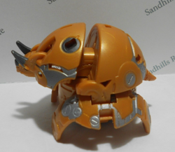 Bakugan Trhyno Tan Aurelus Battle Planet B300 - card - cores - Image 3