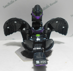 Bakugan Serpenteze Black Darkus Battle Planet B400 - Card - Cores - Image 3
