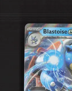 Blastoise ex 030/142 Stellar Crown Stamped Ultra Rare Holo Pokemon Card NM - Image 3