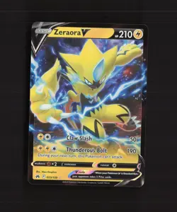Zeraora V 053/159 Crown Zenith Ultra Rare Holo Pokemon Card NM - Image 1