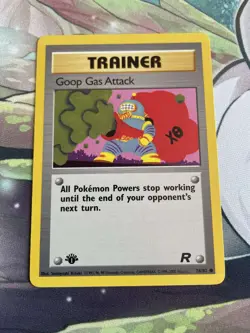 Goop Gas Attack 78/82 First Edition Team Rocket Common Pokemon Card LP - Image 1