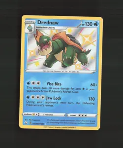 Drednaw SV029/SV122 Shining Fates Shiny Holo Rare Pokemon Card LP+ - Image 1