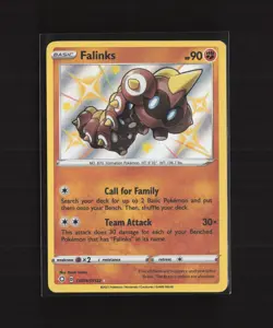 Falinks SV074/SV122 Shining Fates Shiny Holo Rare Baby Pokemon Card - Image 2
