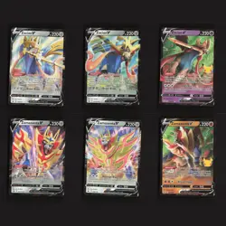 Pokemon Zacian & Zamazenta V ULTRA RARE Holo SWSH Mini Bundle Set 6 Cards Lot - Image 1