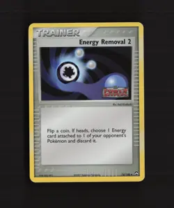 Energy Removal 2 74/108 EX Power Keepers Reverse Holo Stamped Pokemon Card LP - Image 1