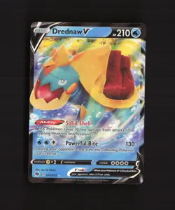 Drednaw V 014/073 Champion's Path Ultra Rare Holo Pokemon Card NM - Image 1