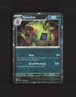 Tyranitar 135/193 Paldea Evolved Cosmos Holo Rare Pokemon Card NM - Image 1