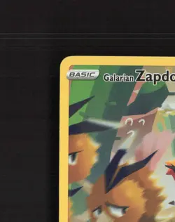 Galarian Zapdos SWSH283 Sword & Shield Full Art Pokemon Card LP+ - Image 3