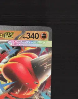 Mega Lucario ex 012 Mega Evolution Black Star Promo Holo Pokemon Card NM - Image 4