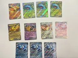 Pokemon TCG 151 Scarlet Violet Card Set Of 11 Double Rare Exs - Image 1
