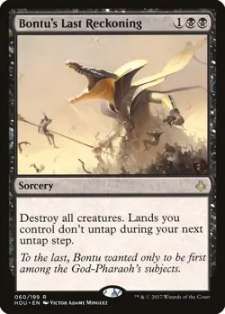 Bontu's Last Reckoning LP #60 Hour of Devastation MTG - Image 1