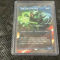 Loki, God of Mischief (Borderless) R Marvel Super Heroes MSH 343 2026 - Image 1