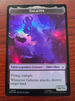 🌈 Galactus Squirrel Double-Sided Token - Marvel MSH - NM - MTG - Image 1