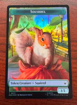 🌈 Galactus Squirrel Double-Sided Token - Marvel MSH - NM - MTG - Image 2