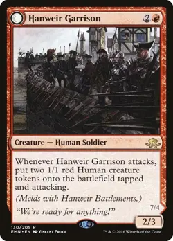 MTG Hanweir Garrison Eldritch Moon R 130/205 (LIGHTLY PLAYED) - Image 1