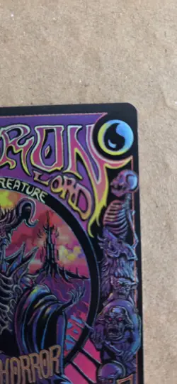 Borderless Poster Sauron, the Dark Lord Foil Full Art #744 MTG - Image 5