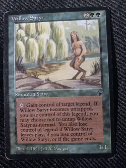 Willow Satyr MP MTG English Legends - Image 1