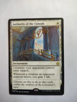 Authority of the Consuls 137 R Foundations Magic: The Gathering Near Mint - Image 1