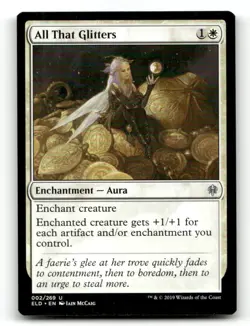 All That Glitters 2 UC Throne of Eldraine Magic: The Gathering NM - Image 1