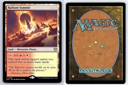 Radiant Summit 396 Rare Commander: Secrets of Strixhaven Magic: The Gathering NM - Image 1