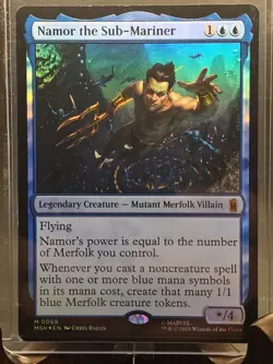 Namor the Sub-Mariner Marvel Super Heroes MTG Foil Near Mint - Image 3
