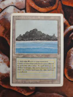 Tropical Island Revised Edition MTG Magic the Gathering Reserved List DUAL LAND - Image 1