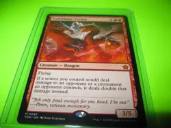 MTG Twinflame Tyrant Foundations Regular - Image 1