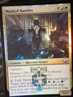 Masked Bandits FOIL , Streets of New Capenna ,NM ,MTG,FREE SHIPPING - Image 4