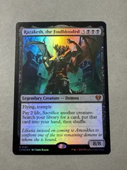 Razaketh, the Foulblooded - Foil NM MTG Commander Masters CMM - Image 1