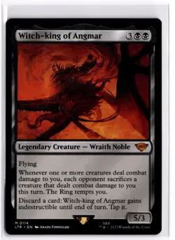 Witch-king of Angmar Lord of the Rings 114 LP x1 MTG Magic: the Gathering - Image 1