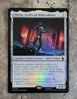 Ultron, Artificial Malevolence Marvel Super Heroes Foil - Borderless & Standard - Image 3