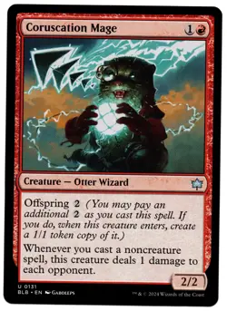 Coruscation Mage #0131 (BLB) Bloomburrow Uncommon MTG - Image 1