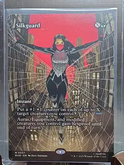 Silkguard (Borderless) Marvel Universe Eternal-Legal MTG Regular Near Mint - Image 3