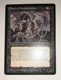 Chains of Mephistopheles - MTG: Magic the Gathering - English - LP/NM condition - Image 3