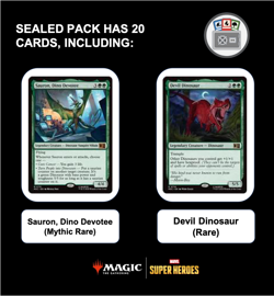 Magic: The Gathering Marvel Super Heroes Jumpstart Booster - Savage Lands - Image 3