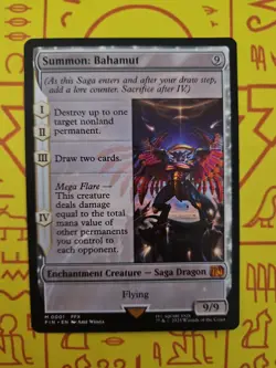 MTG Summon: Bahamut (FIN) Final Fantasy Regular Mythic 0001 - Image 1
