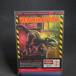Wizards of the Coast Velociraptor Alt Art Rare SLD EN #1390 MTG - Image 1