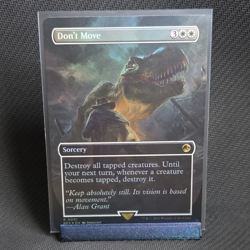 Wizards of the Coast Don't Move Full Art Foil Rare Jurassic World EN R0001 - Image 1