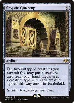 Cryptic Gateway NonFoil Dominaria Remastered 218 NM MTG - Image 1