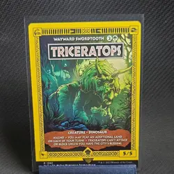 Wizards of the Coast Triceratops Alt Art Rare Jurassic World EN #1392 - Image 1
