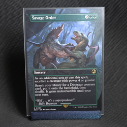 Wizards of the Coast Savage Order Borderless Rare Jurassic World EN R-0006 - Image 1