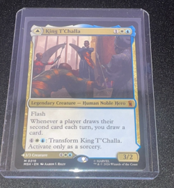 MTG Marvel Super Heroes King T'Challa 0219 Mythic - Image 1