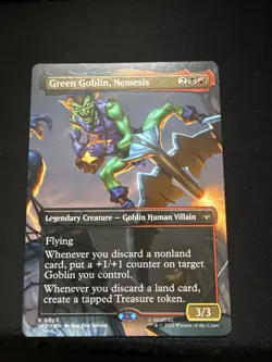 GREEN GOBLIN, NEMESIS (BORDERLESS) 23 MARVEL'S SPIDER-MAN: MTG NM/M Legal - Image 1