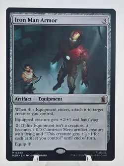 Iron Man Armor 248 Mythic Marvel Super Heroes Magic: The Gathering Near Mint - Image 1