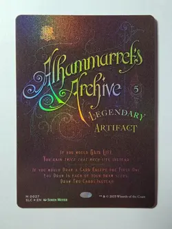 Alhammarret's Archive, FOIL - Secret Lair Encyclopedia of Magic A-Z MTG NM Card - Image 1
